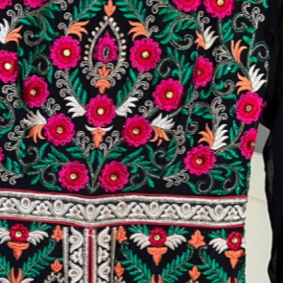 Indian Gown with Slit - Picture 4 of 4